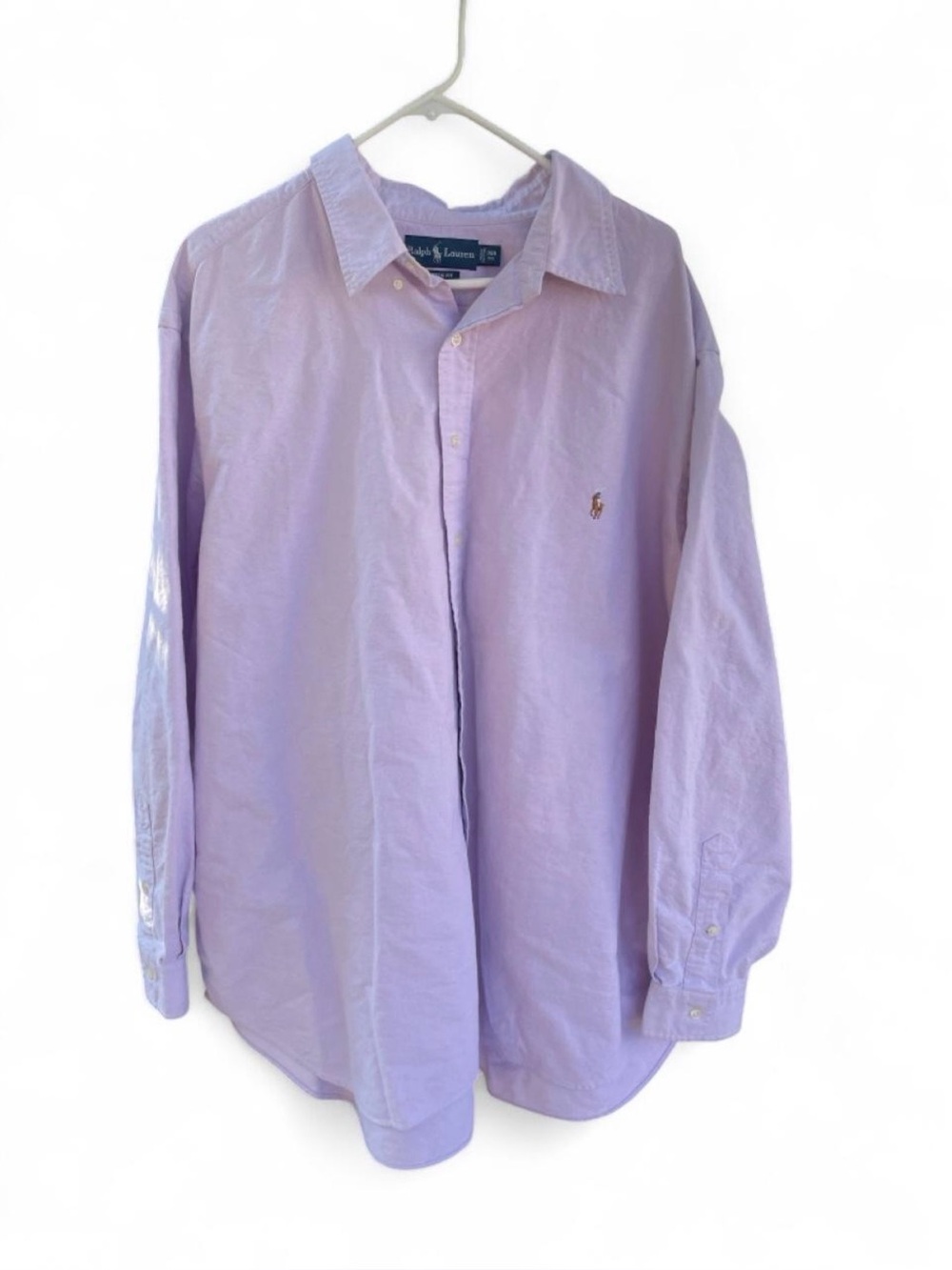 Ralph Lauren Lavender Oxford Button Down 3XB Old Money Preppy Coastal Career